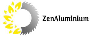 Logo zen aluminium, stolarka aluminiowa